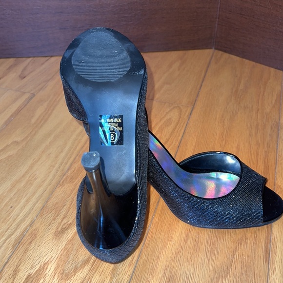 Black sparkly heels - Picture 3 of 3